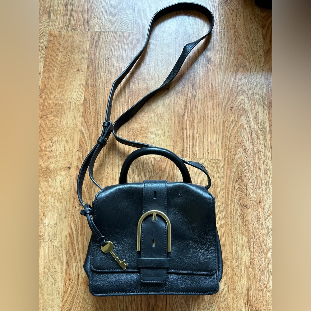 Fossil Leather Crossbody Bag